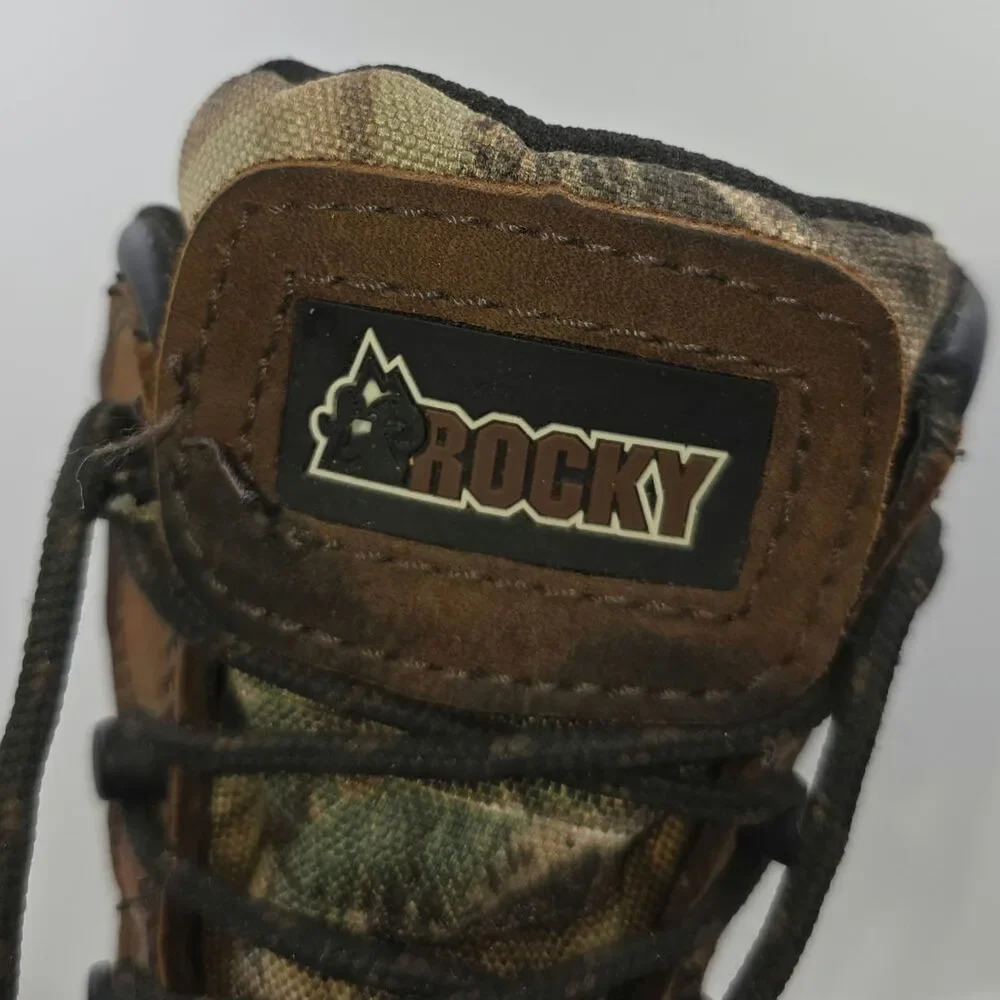 Rocky Core Waterproof 400G Insulated Outdoor Boots Men's 9M Real Tree AP Hunting
